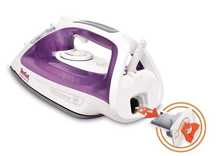 Tefal FV2661 Ultraglide Anti-Scale Steam Iron, 2400 Watt, Purple/White