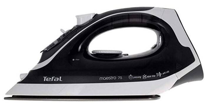 Tefal FV3775 Ceramic Soleplate Steam Iron, 2300 W, Black