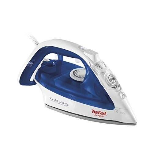 Tefal FV4090 Ultraglide Steam Iron, 2500 W, 270 ML, Blue and White