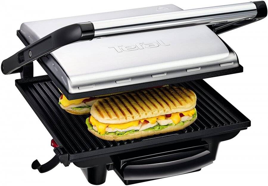 Tefal GC241D40 Inicio Grill, (6 Portions), 2000 W, Stainless Steel