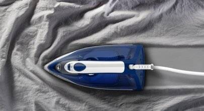 Tefal FV2841 2600 Watt Express Anti Drip Steam Iron, White/Blue