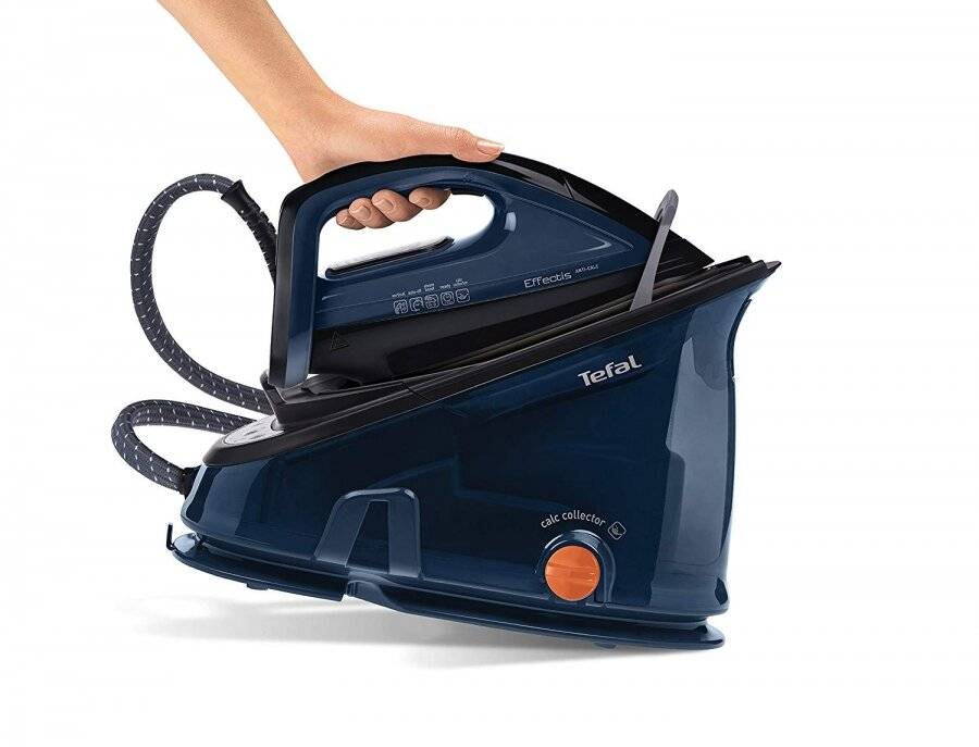 Tefal GV6840 Anti-Scale High Pressure Steam Generator - Black/Blue