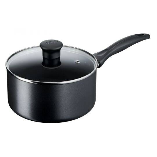 Tefal Induction Non-Stick 5 pcs Cookware Pots & Pan Set, Black