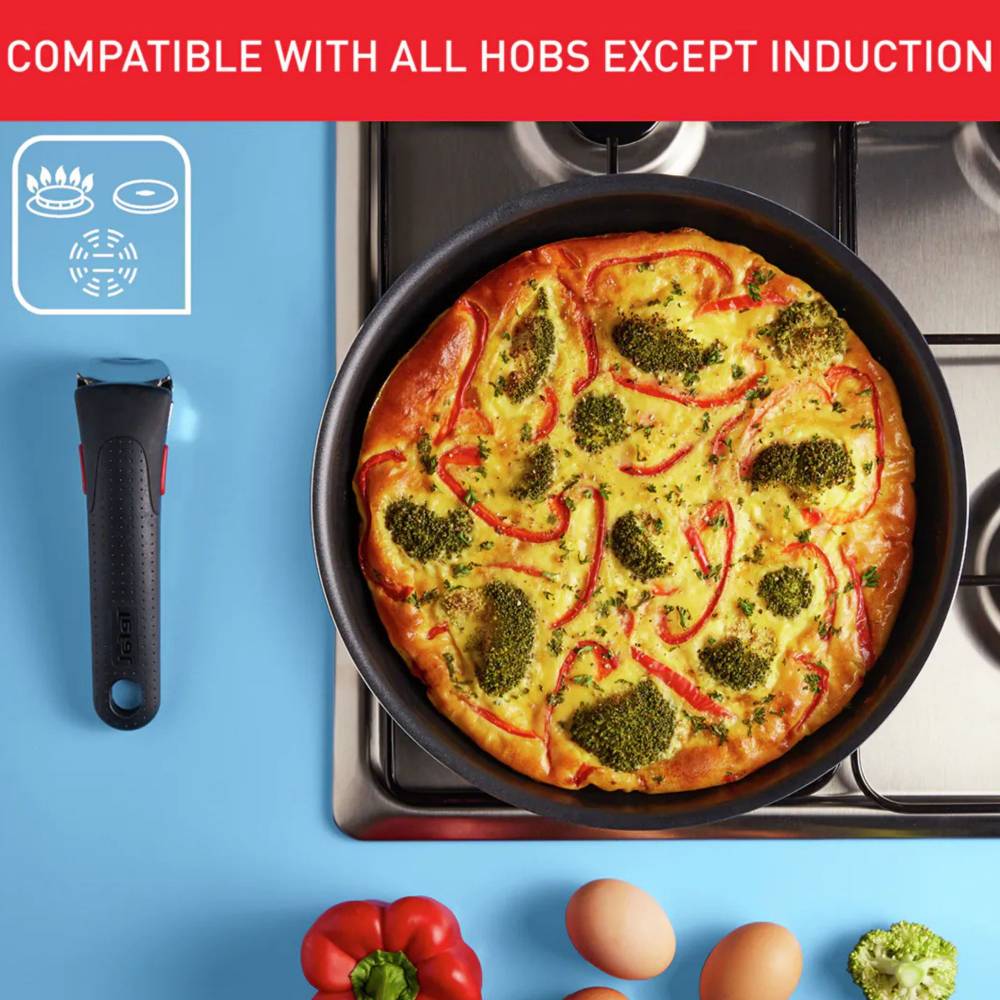Tefal Ingenio 10pc Non-stick Cookware Induction Pots & Pans Set, Black