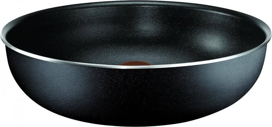 Tefal Ingenio Essential Non-Stick 26 cm Thermo spot Wok, Black