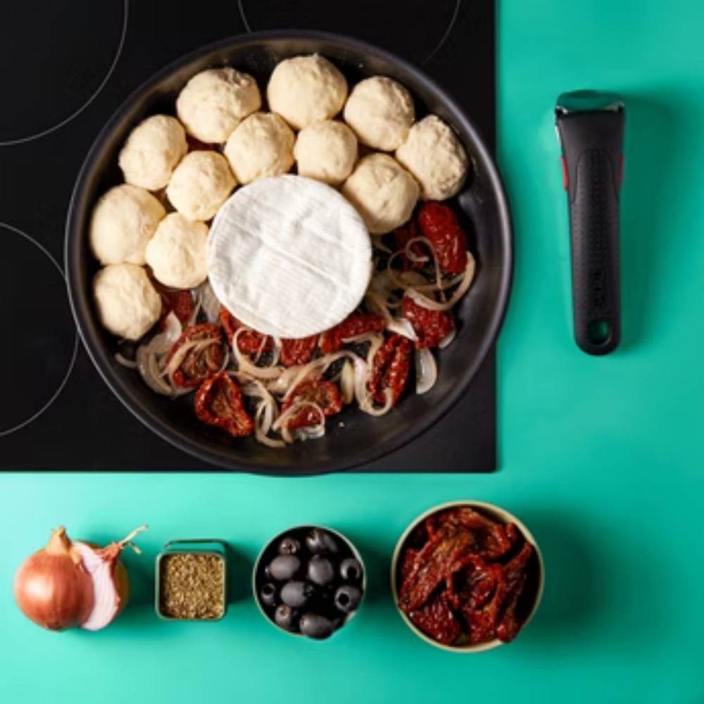 Tefal Ingenio Non-stick Cookware 4 pc Induction Pots & Pans Set, Black