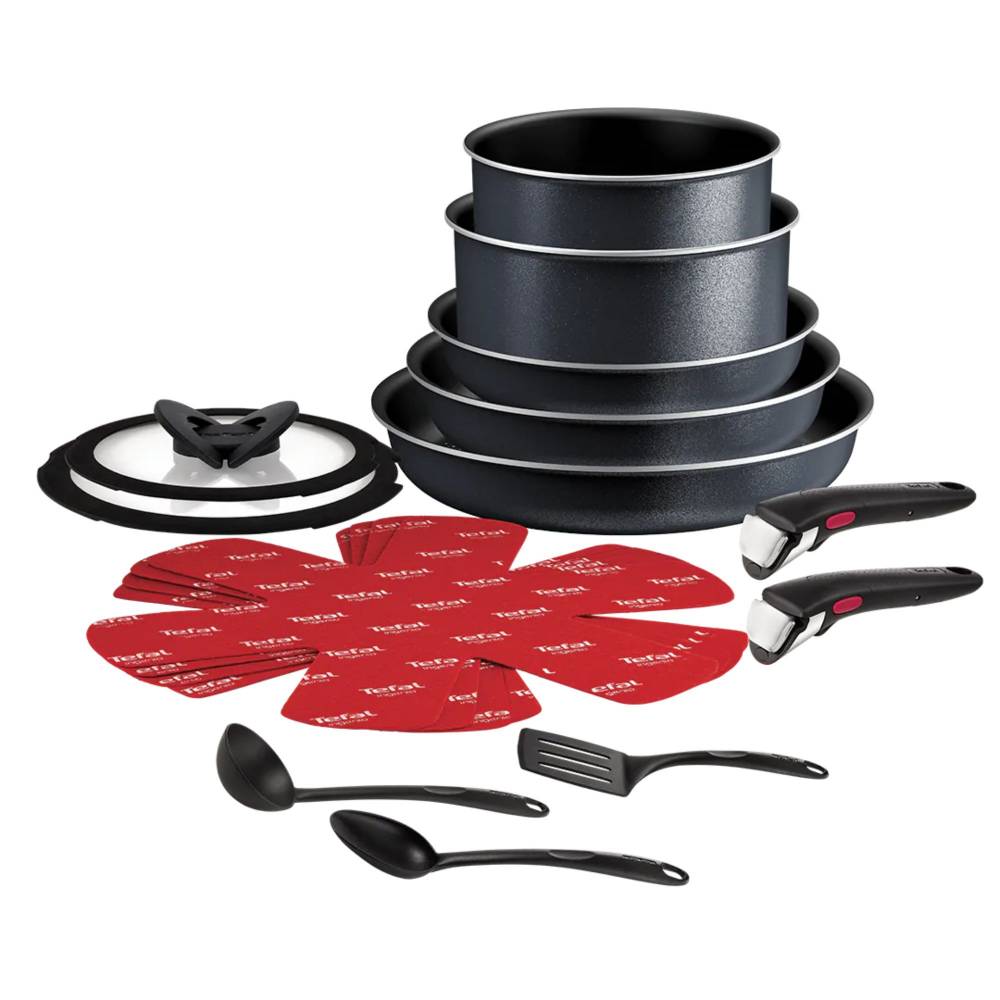 Tefal Ingenio Non-stick Cookware Induction Pots & Pans Set, Black