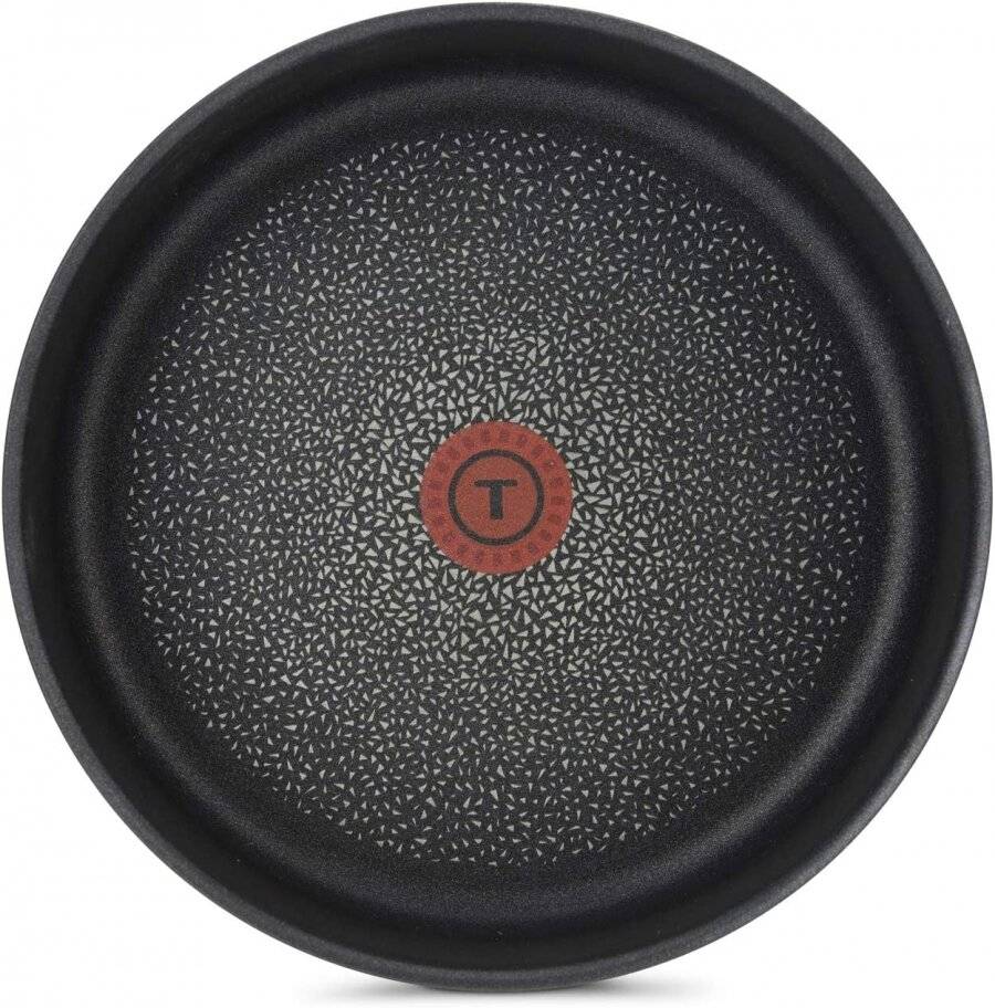 Tefal Ingenio Non-stick Induction 22/26cm Frying Pan Set, 3 Pcs, Black