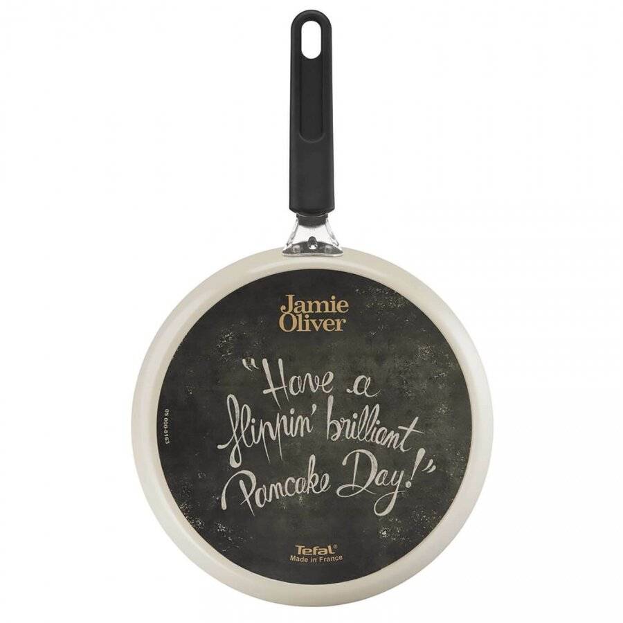 Jamie Oliver Hard Enamel Thermo-spot Pancake and Crepe Pan - 25cm