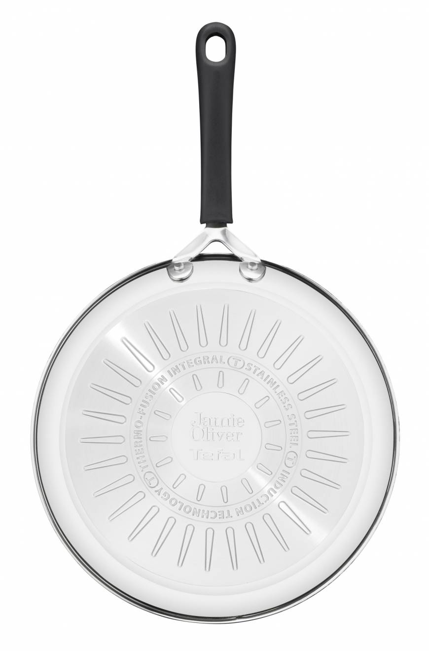Tefal Jamie Oliver Stainless Steel Non-Stick 24cm Induction Frying Pan