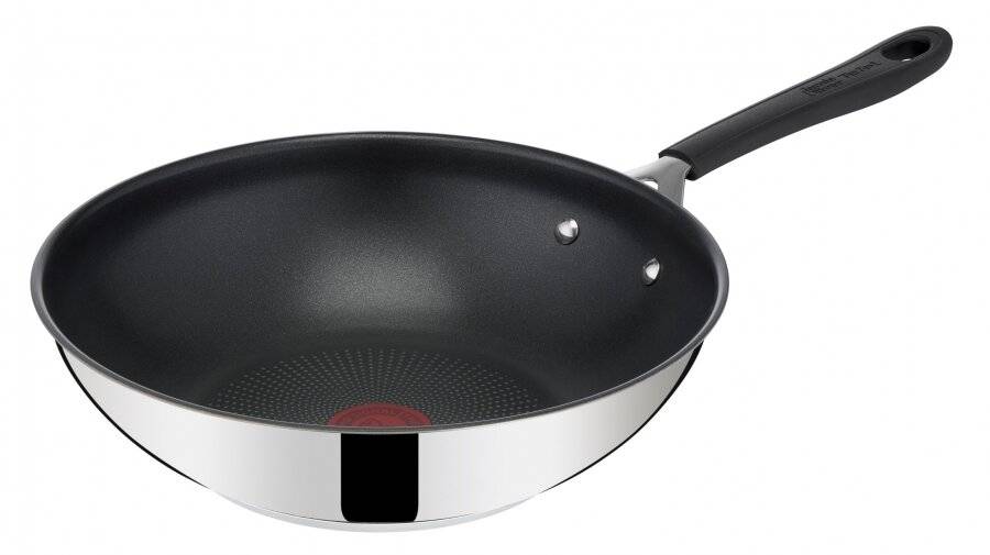 Tefal Jamie Oliver Stainless Steel Non-Stick 28cm Induction Wok