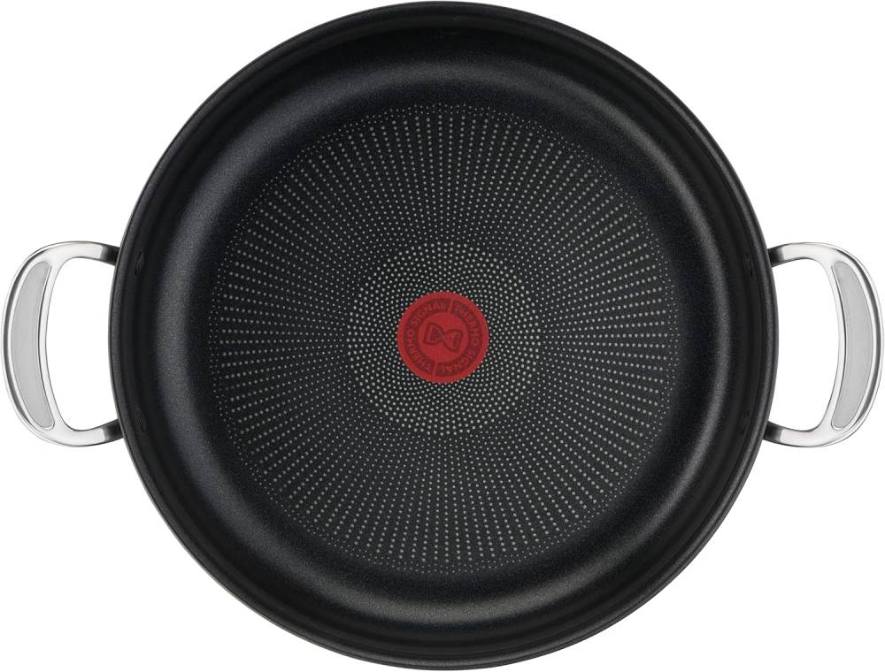 Tefal JO Cook's Classics Hard Anodized Induction Pot, 30 cm, 5.4L