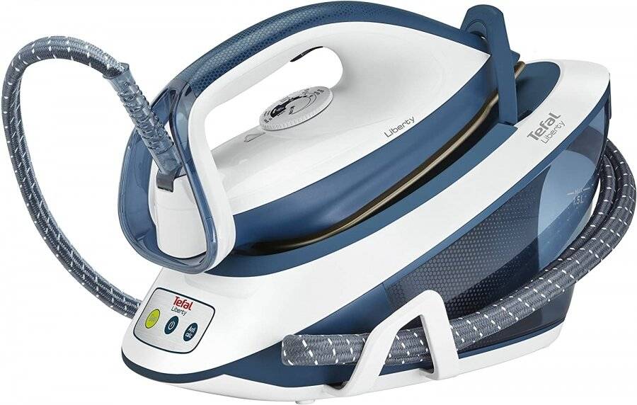 Tefal Liberty SV7030 Steam Generator Iron, 2200 W, 1.5 L, Blue/White