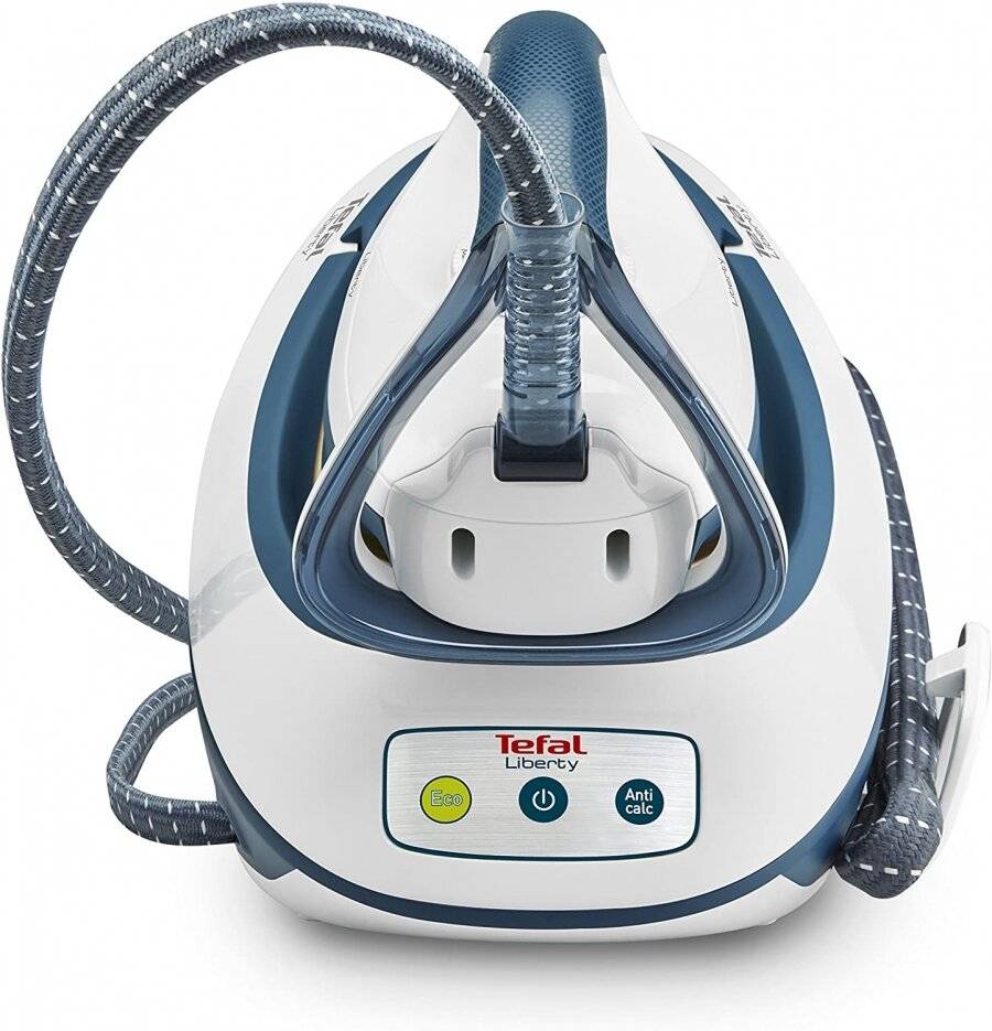 Tefal Liberty SV7030 Steam Generator Iron, 2200 W, 1.5 L, Blue/White