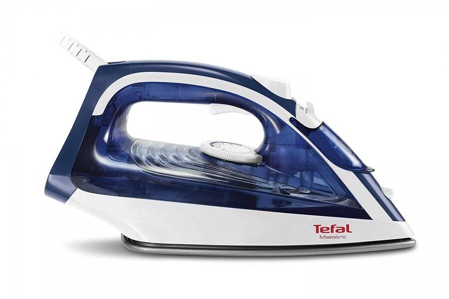 Tefal Maestro FV1834 Steam Iron , 2400 watt - White and Blue