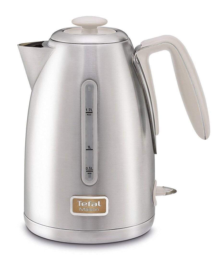 Tefal Maison 3KW Anti-Scale Cordless Kettle, 1.7 L - Oatmeal Grey