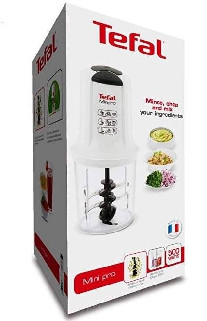 Tefal MQ714140 Mini pro With Removable Stainless Blades and 500ml BowL