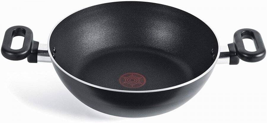 Tefal Nonstick Kadai  Madras Collection, Aluminium, Black, 30 cm