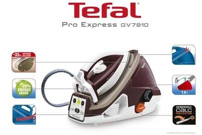 Tefal Pro Express High Pressure Steam Generator Iron – 2400 Watt