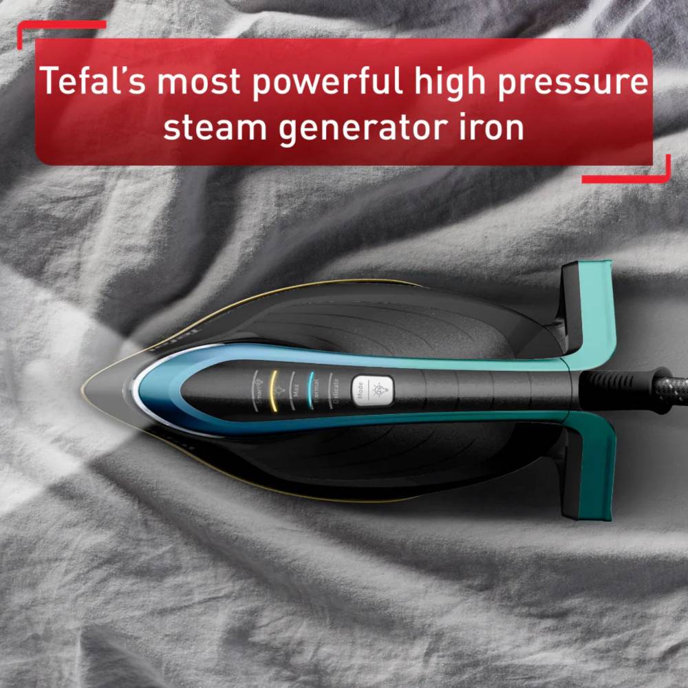 Tefal  Pro Express Vision Anti-Scale Steam Generator Iron, Alpine Blue