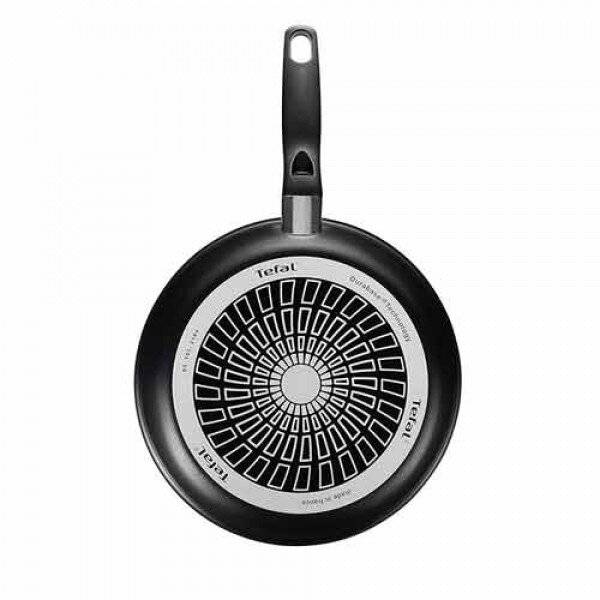 Tefal Selective B184S244 20/26cm Non-Stick Twin Frying Pan Set, Black