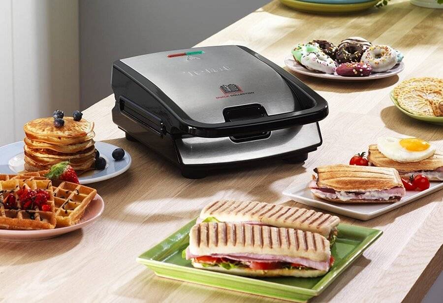 Tefal SW852D27 Snack Collection Sandwich and Snack Maker - Black