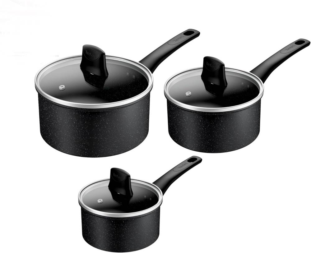 Tefal Titanium Stone E105S345 Induction Non-Stick 3pc Cookware Set