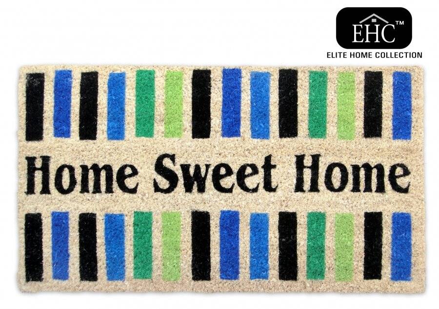 Tough Coir PVC Entrance "Home Sweet Home"  Door Mat