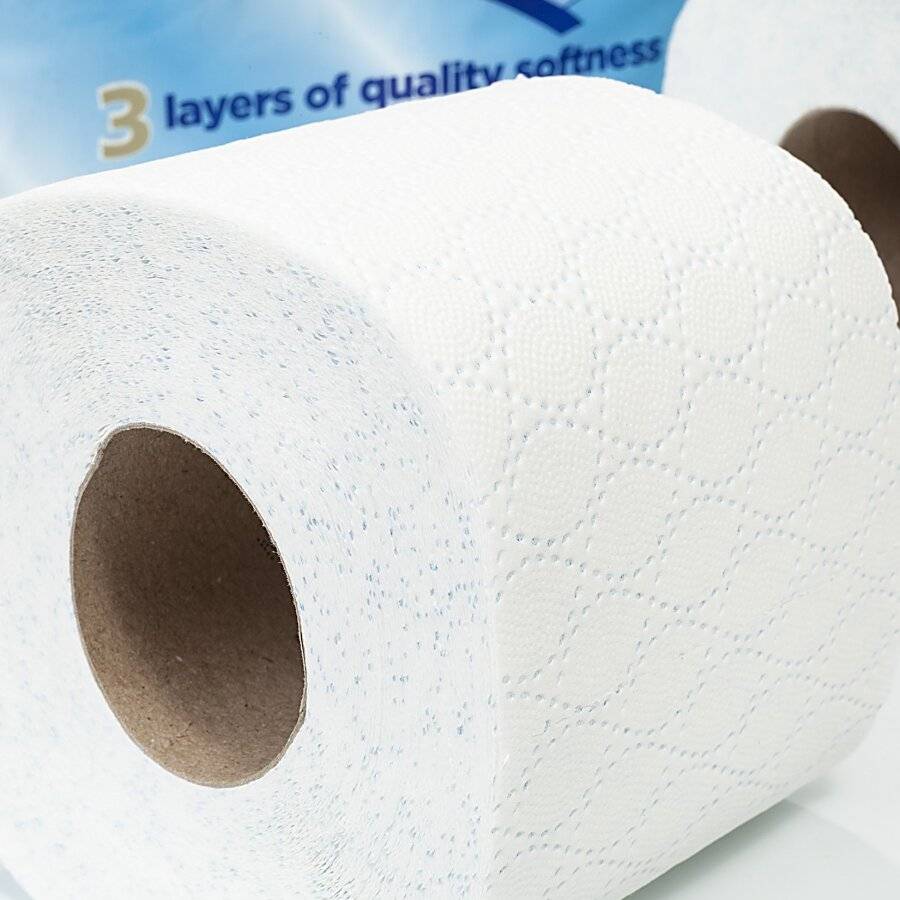 Triple Softy Toilet Roll Toilet Tissue 9 Rolls 3 Ply Tissues