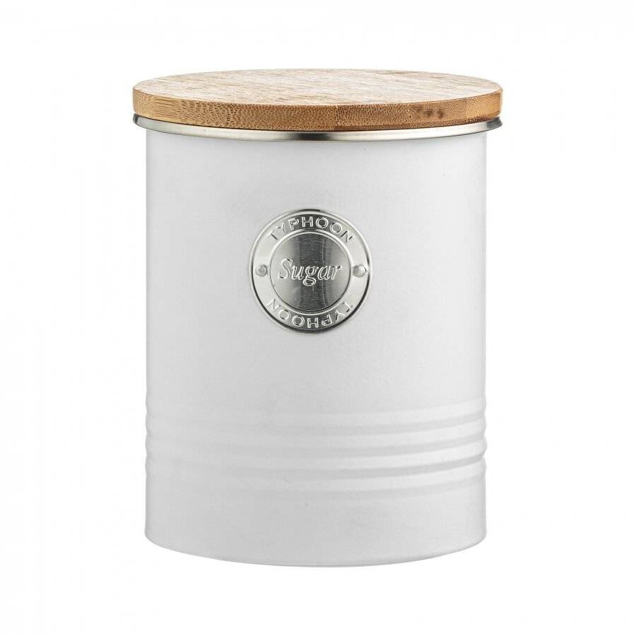 Typhoon Arctic Set of Tea, Coffee & Sugar Container With Lid - White