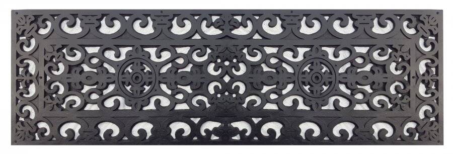 Victorian Wrought Iron Effect Outdoor/Indoor Non Slip Rubber Step Mat