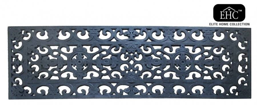 Victorian Wrought Iron Effect Outdoor/Indoor Non Slip Rubber Step Mat