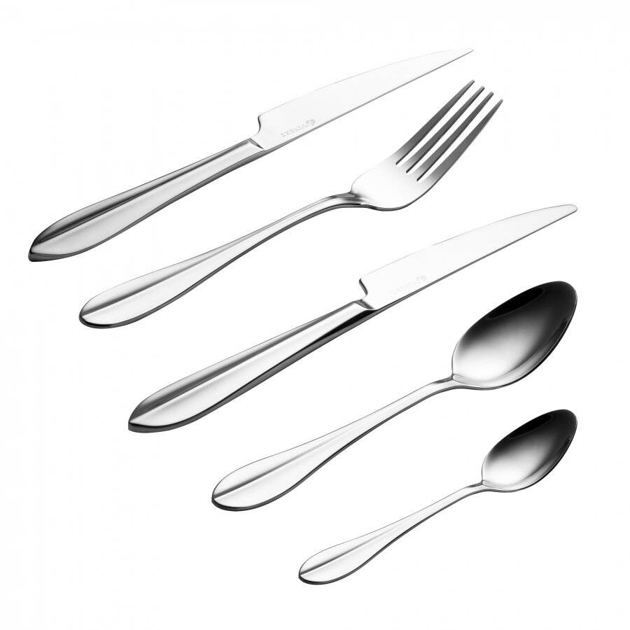 Viners Breeze 20 PCs Stainless Steel Cutlery Set - Free Steak Knives