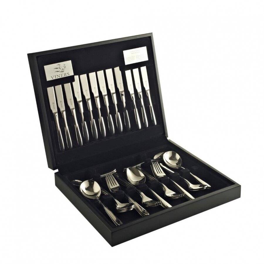 Viners Eden 44 PCs Rust Resistant Stainless Steel Canteen Cutlery Set