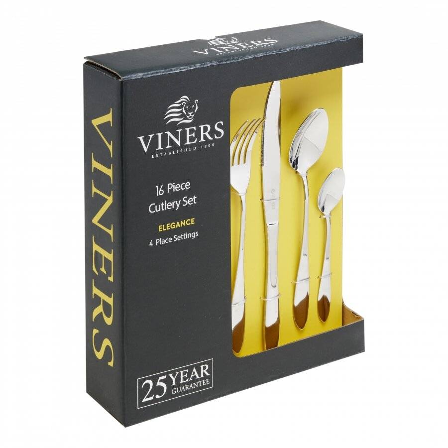 Viners Elegance 16 PCs 18.0 Stainless Steel Cutlery Set For 4 People