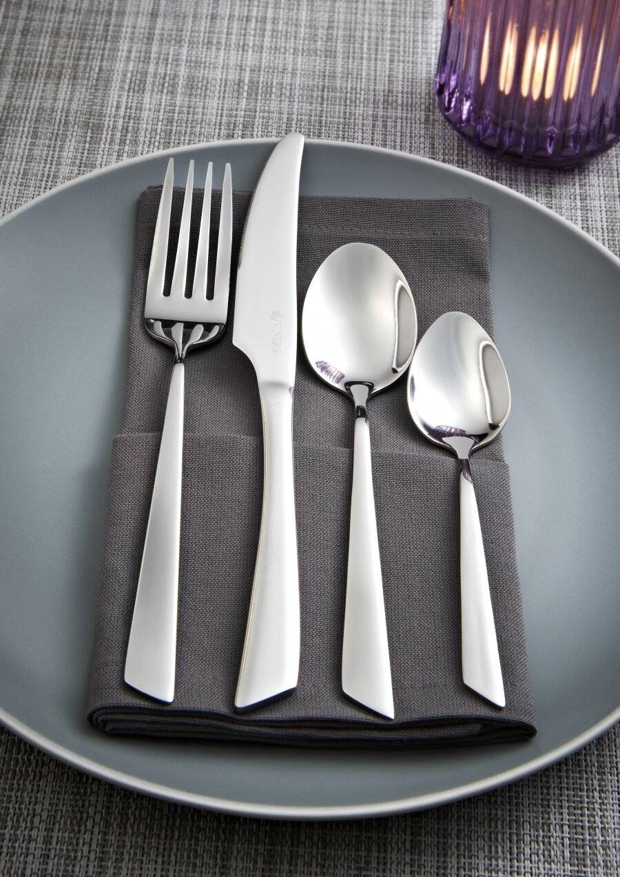 Viners Flair 24 PCs Stainless Steel Cutlery Set, 25 Year Guarantee
