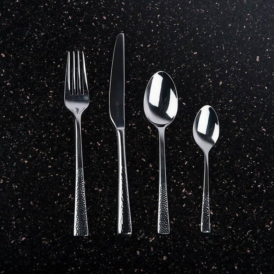 Viners Splendour Hammered effect 24 Pcs Stainless Steel Cutlery set