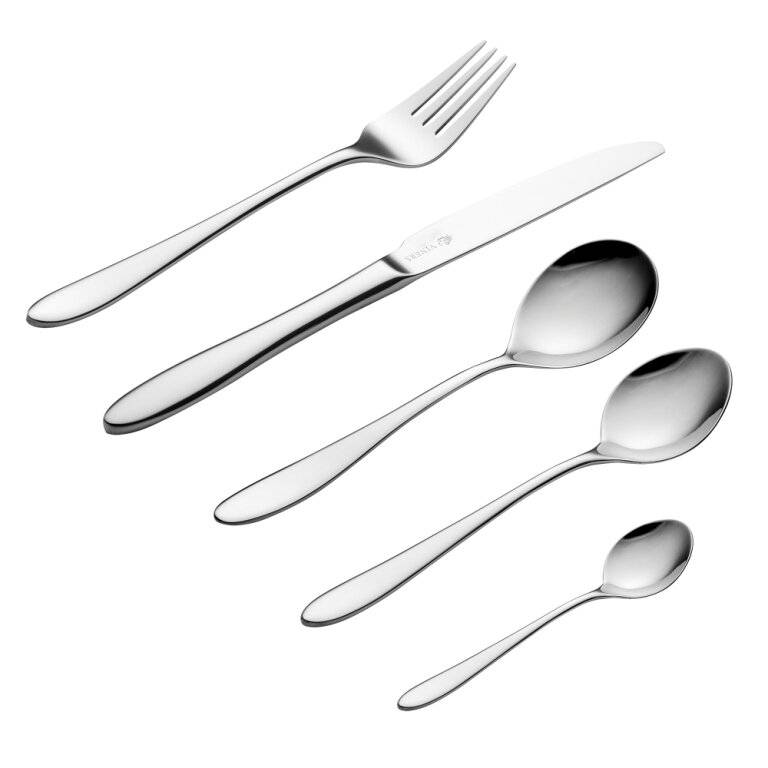 Viners Tabac 16 PCs 18.0 Cutlery Set - 4 Free Tea & Soup Spoons