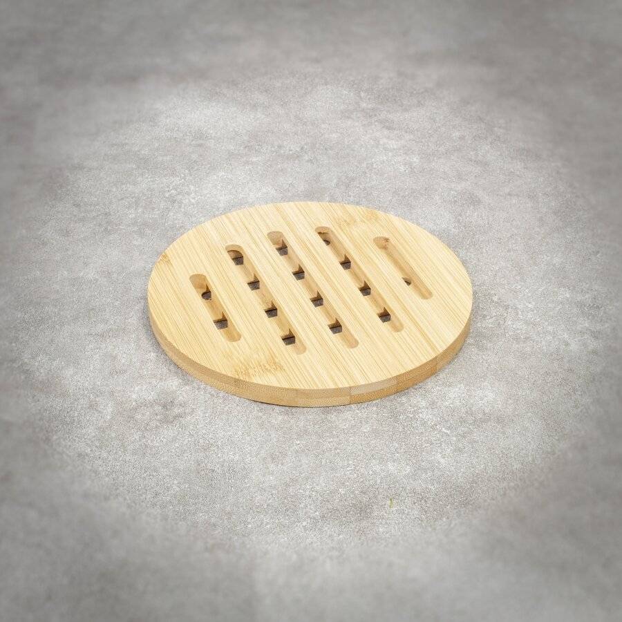 Pack of 4 Heat-Resistant Counter Protector Bamboo Trivet