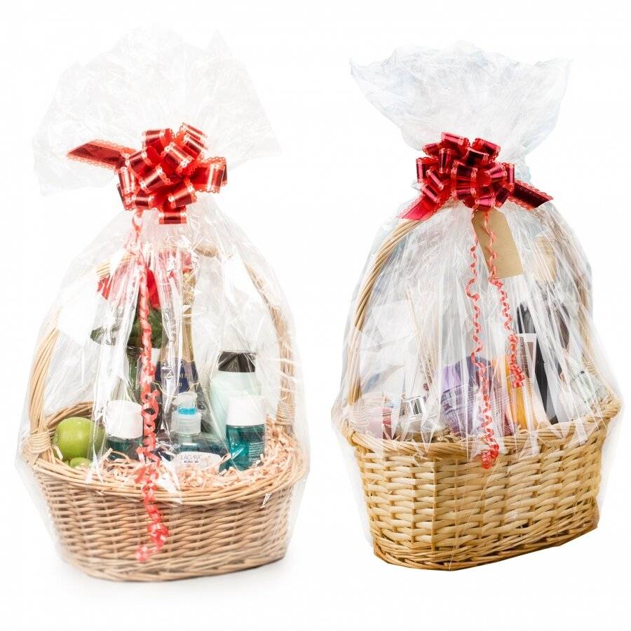 Woodluv Create Your Own Small & Large Wicker Gift Hamper Basket Set