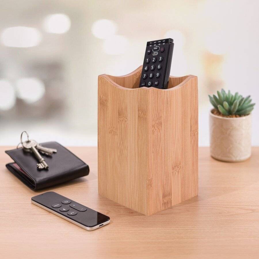 Woodluv Excellent Quality  Bamboo Utensil Holder Set