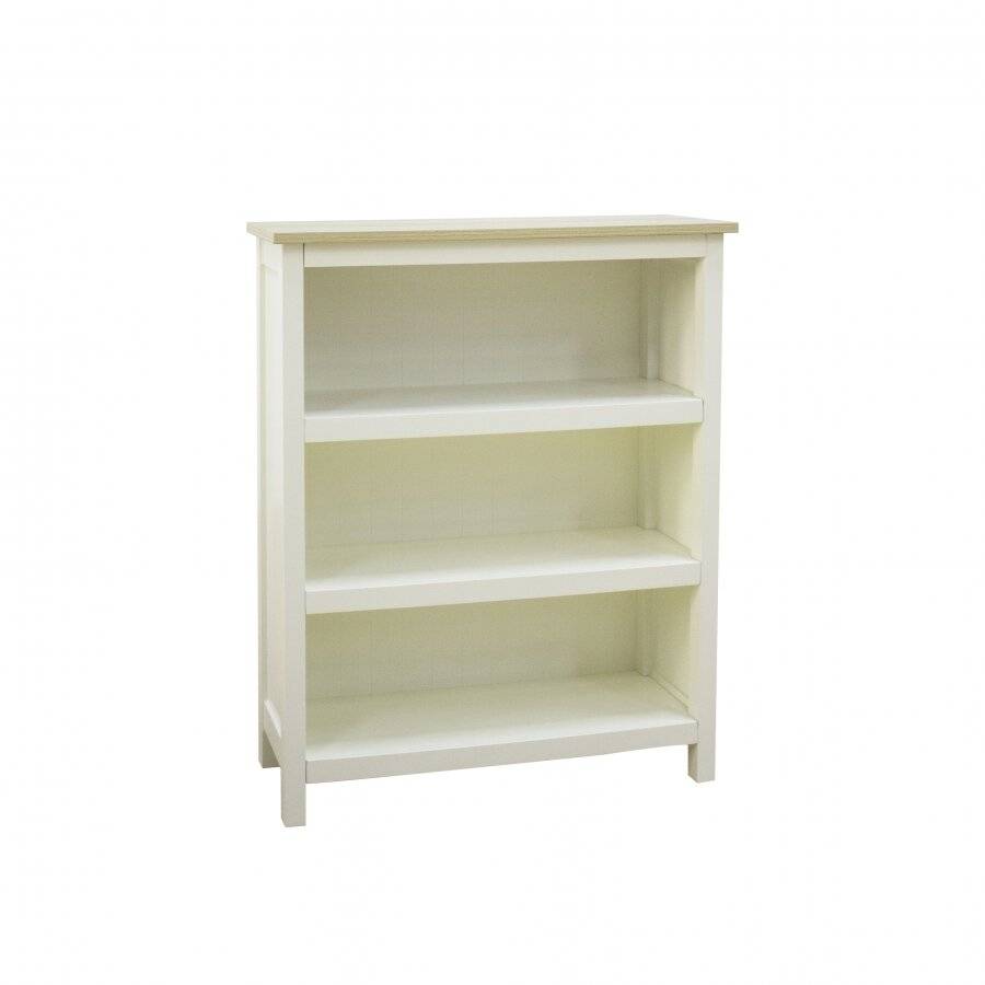 Woodluv  Exquisite Hallway, Three Tiers Bookshelf - Buttermilk