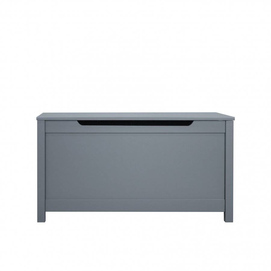 Woodluv  Exquisite & Sturdy MDF Ottoman Storage Toy Chest - Grey