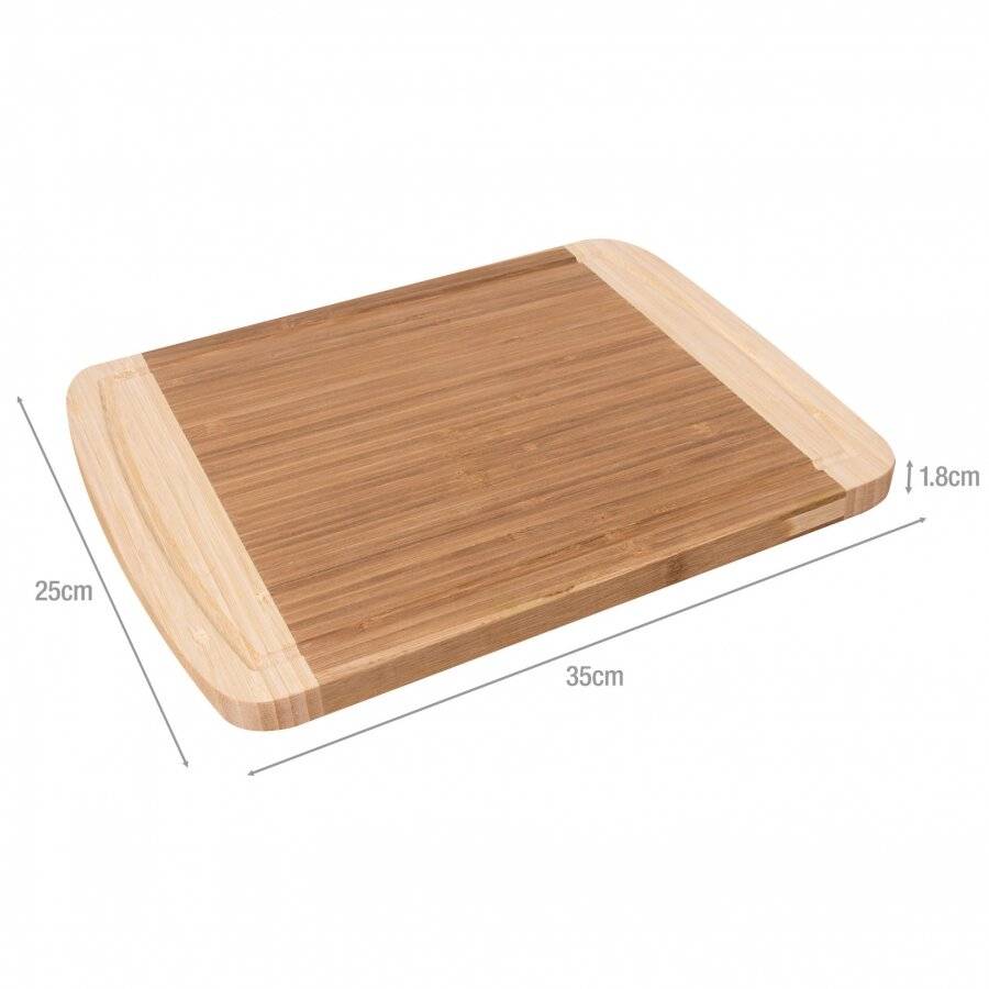 Woodluv XL Butcher Boards With Juice Groove & 2 Cooking Utensils