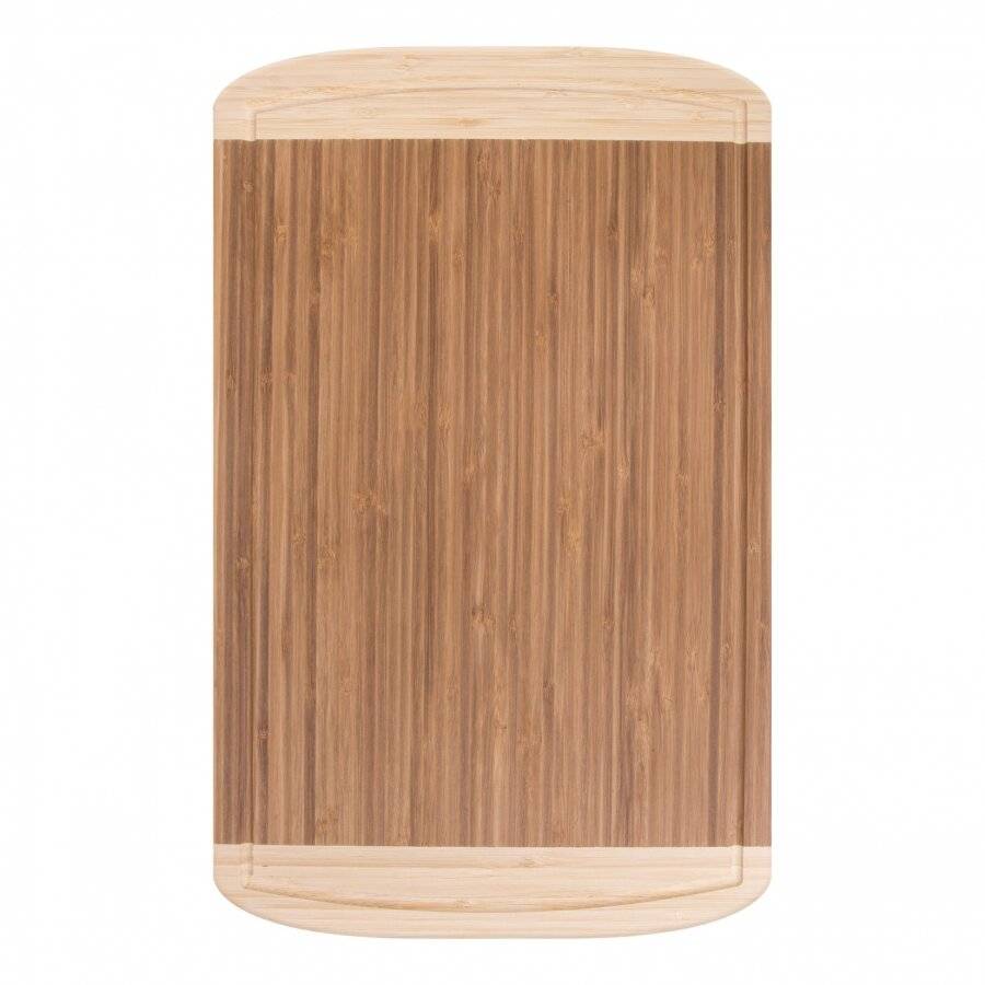 Woodluv XL Chopping Boards With Juice Groove & 2 Cooking Utensils