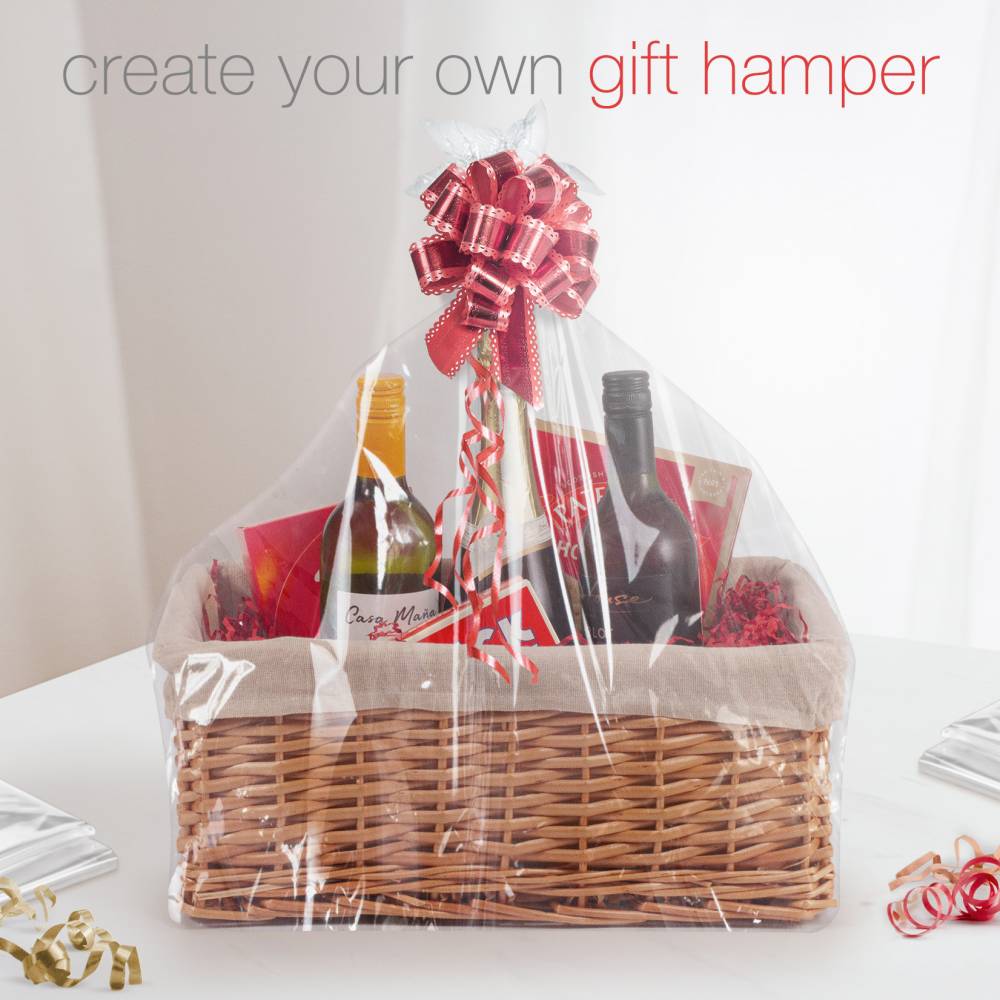 Woodluv Handwoven Wicker Shelf Storage Hamper Basket, Natural - Large