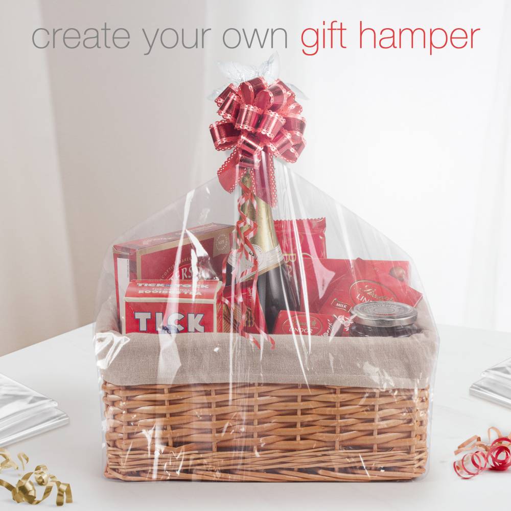 Woodluv Handwoven Wicker Shelf Storage Hamper Basket, Natural - Medium