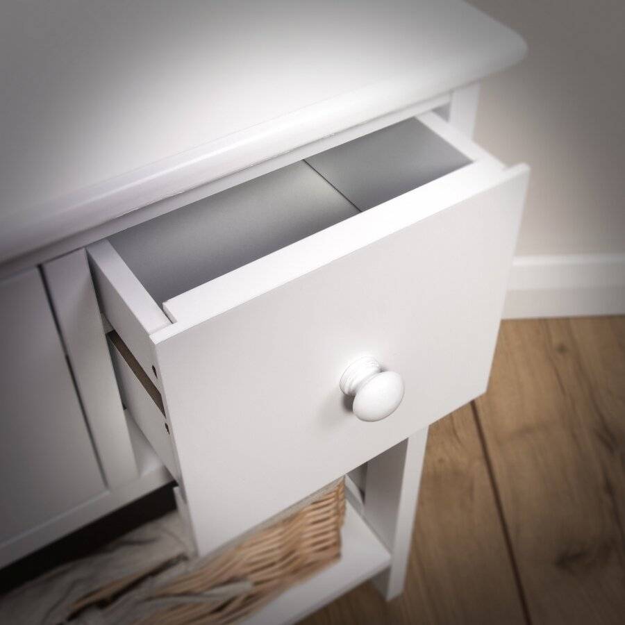 wicker basket drawers