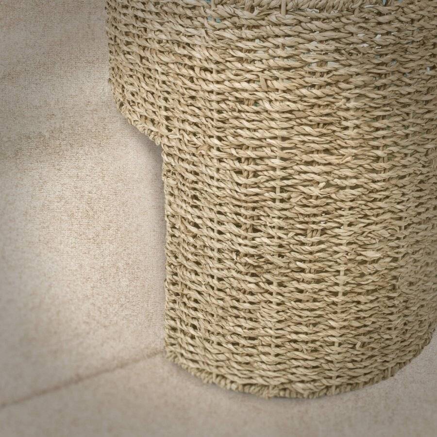 Woodluv Natural Seagrass Handwoven Storage Stair Basket
