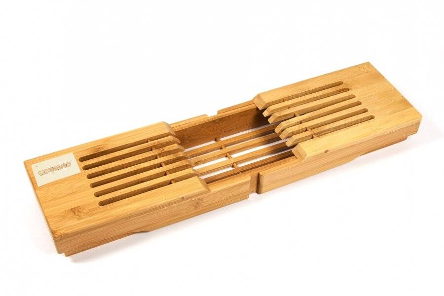 Woodluv Opulent Bamboo Bath Bridge - Fully  Extendable